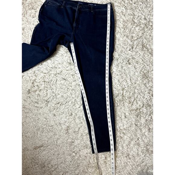 J.Jill Denim Premium-Flex High-Rise Leggings Blue Women's Plus Size 18 Casual - Picture 4 of 11